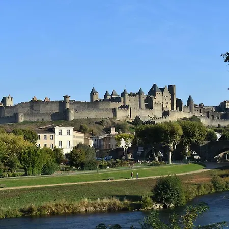 Les De Laure - L'or Vert, Avec Vue Sur Le Château, Parking Privé, Climatisation, Netflix, à 160 M De La Cité Médiévale * Carcassonne